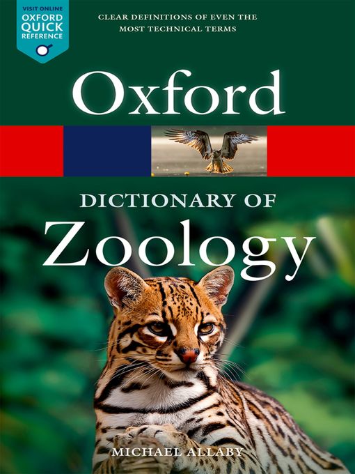 Title details for A Dictionary of Zoology by Michael Allaby - Available